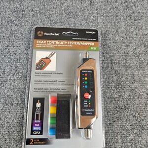 Southwire M500CX4 Coax Continuity Tester Mapper with 4 Color Coded ID Remotes